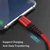 Micro USB Hızlı Şarj Destekleyen Hasır Data Veri Aktarım Kablosu